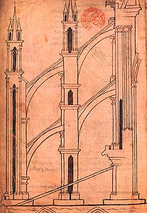 Gothic flying buttresses